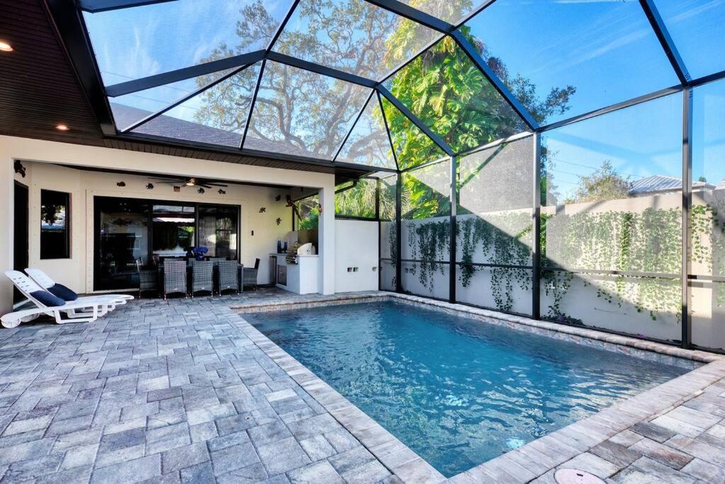 Courtyard Home With Pool, Spa & Sauna Close To Beach & City Center Sarasota Eksteriør bilde