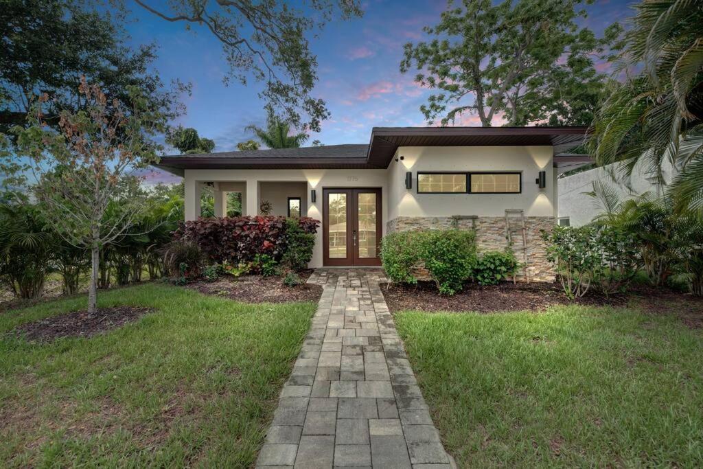 Courtyard Home With Pool, Spa & Sauna Close To Beach & City Center Sarasota Eksteriør bilde