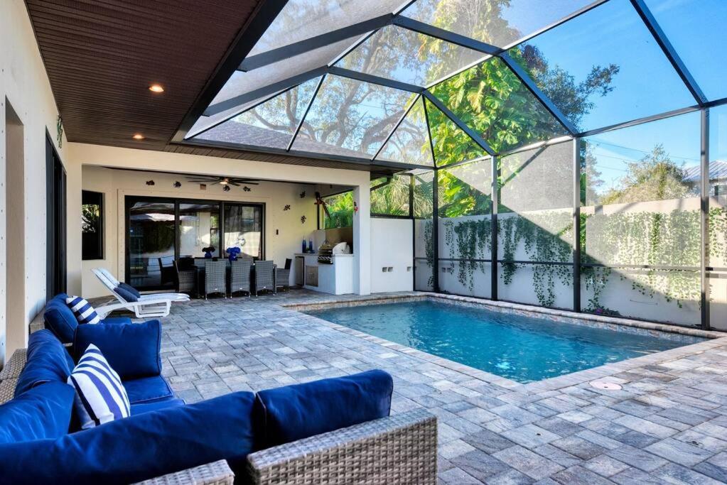 Courtyard Home With Pool, Spa & Sauna Close To Beach & City Center Sarasota Eksteriør bilde